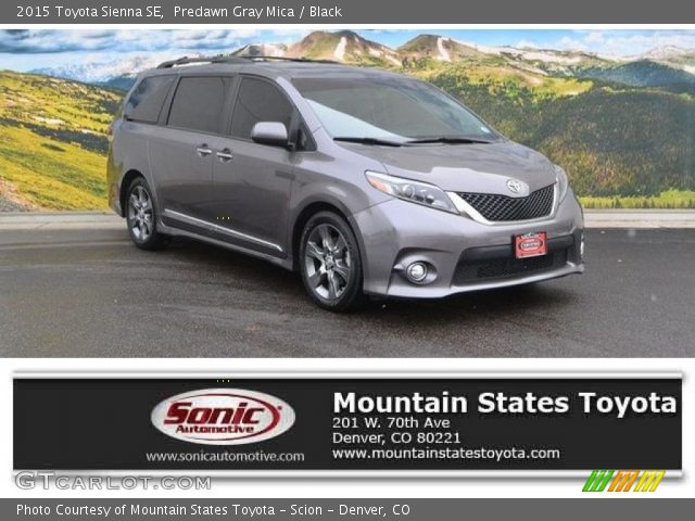 2015 Toyota Sienna SE in Predawn Gray Mica