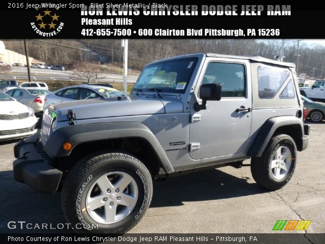 2016 Jeep Wrangler Sport in Billet Silver Metallic