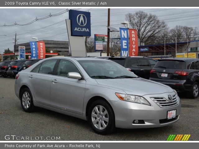 2009 Toyota Camry XLE V6 in Classic Silver Metallic