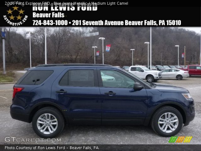 2016 Ford Explorer FWD in Blue Jeans Metallic