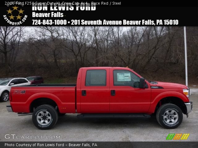 2016 Ford F250 Super Duty XL Crew Cab 4x4 in Race Red