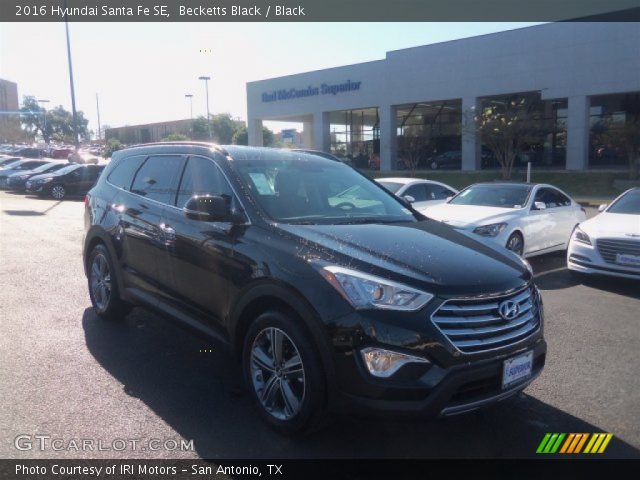 2016 Hyundai Santa Fe SE in Becketts Black