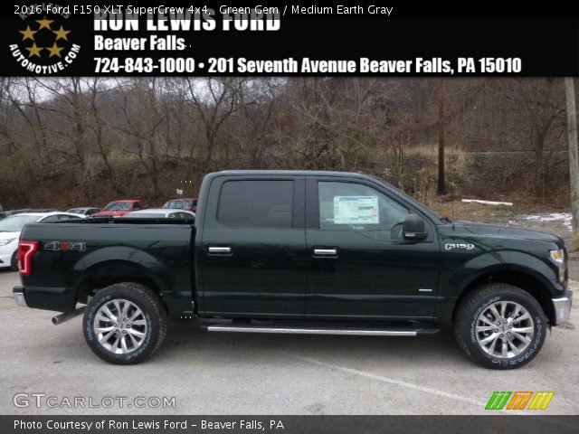 2016 Ford F150 XLT SuperCrew 4x4 in Green Gem