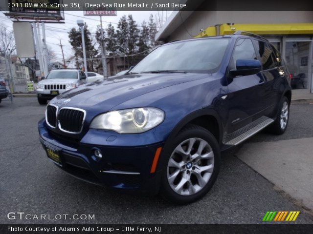 2011 BMW X5 xDrive 35i in Deep Sea Blue Metallic