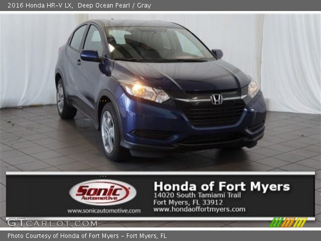 2016 Honda HR-V LX in Deep Ocean Pearl