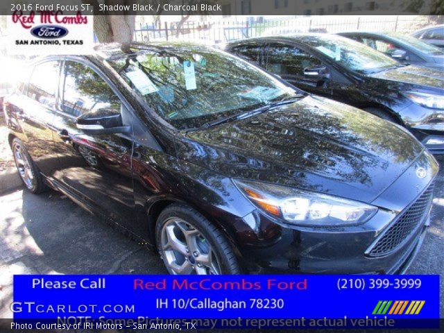 2016 Ford Focus ST in Shadow Black