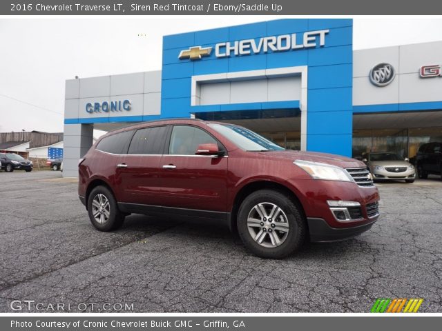2016 Chevrolet Traverse LT in Siren Red Tintcoat