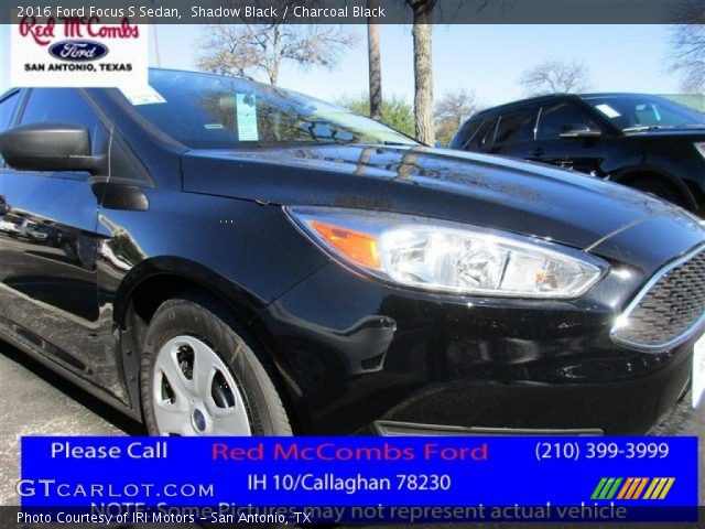 2016 Ford Focus S Sedan in Shadow Black