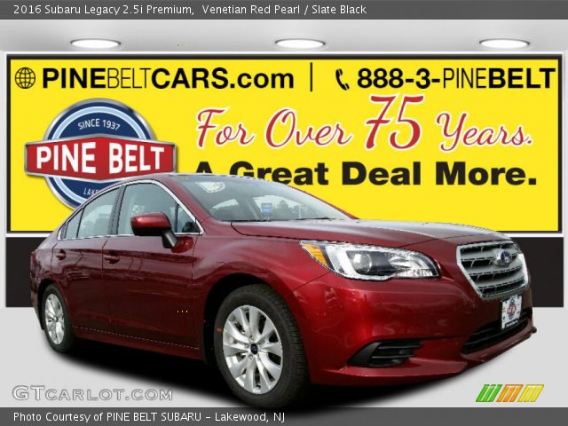 2016 Subaru Legacy 2.5i Premium in Venetian Red Pearl