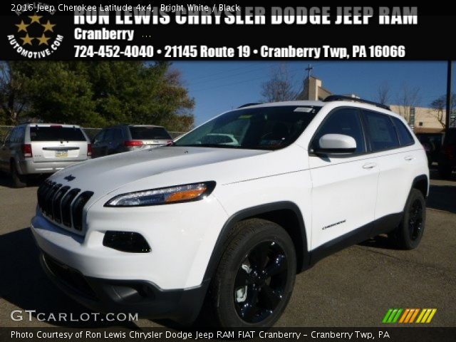 2016 Jeep Cherokee Latitude 4x4 in Bright White