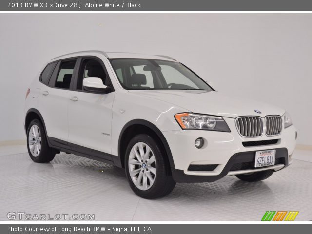 2013 BMW X3 xDrive 28i in Alpine White