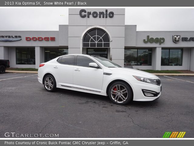 2013 Kia Optima SX in Snow White Pearl