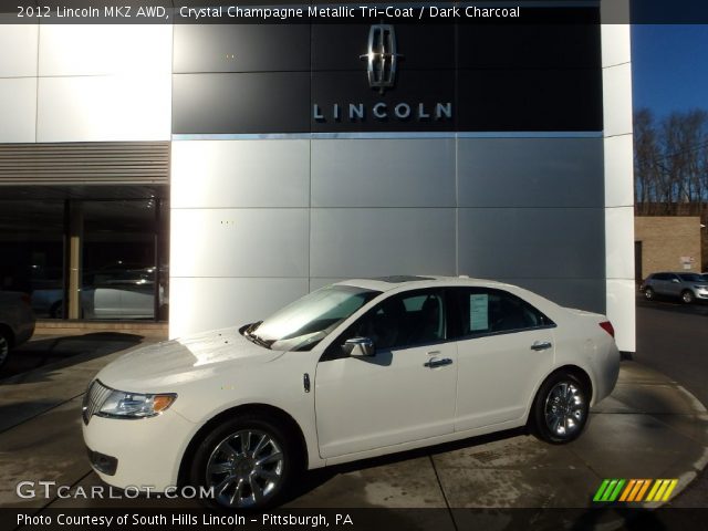 2012 Lincoln MKZ AWD in Crystal Champagne Metallic Tri-Coat