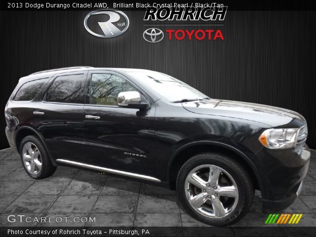 2013 Dodge Durango Citadel AWD in Brilliant Black Crystal Pearl