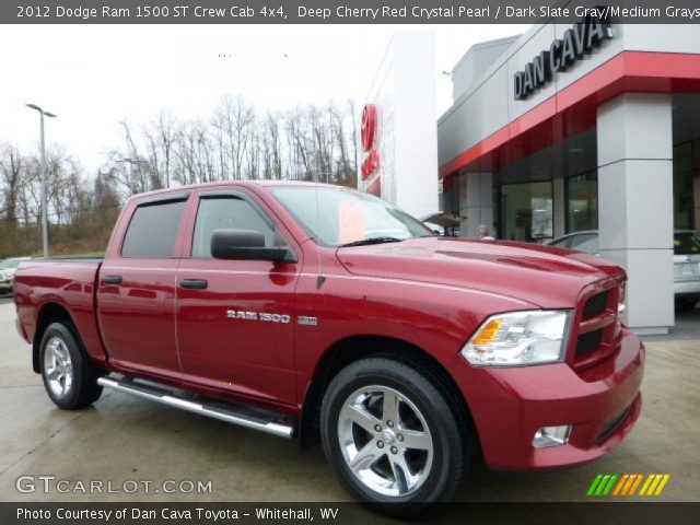 2012 Dodge Ram 1500 ST Crew Cab 4x4 in Deep Cherry Red Crystal Pearl