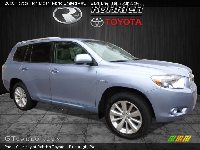 2008 Toyota Highlander Hybrid Limited 4WD in Wave Line Pearl