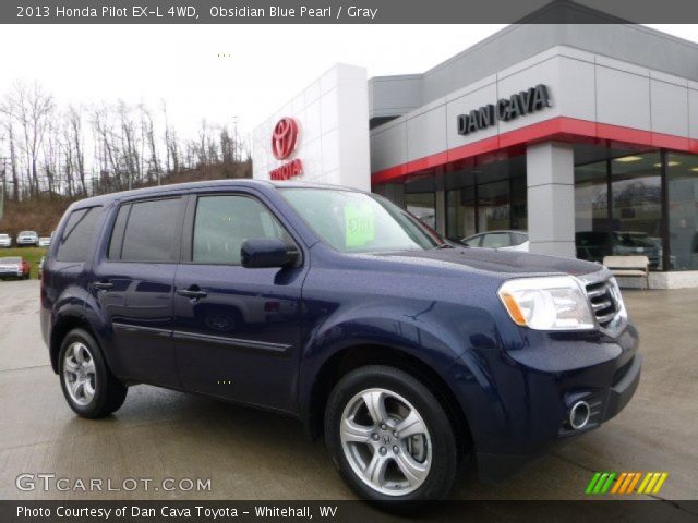 2013 Honda Pilot EX-L 4WD in Obsidian Blue Pearl