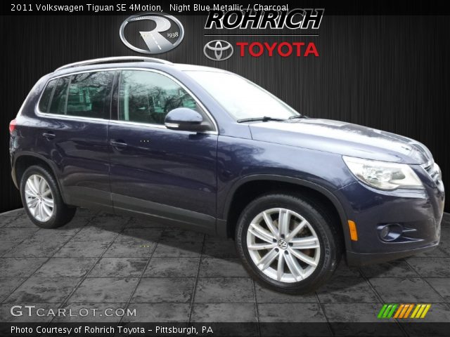2011 Volkswagen Tiguan SE 4Motion in Night Blue Metallic
