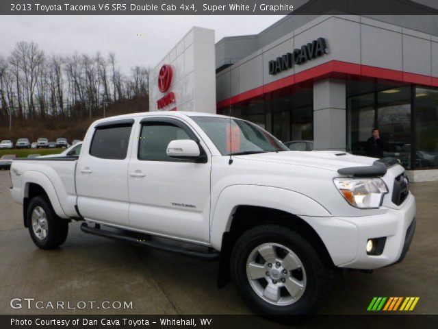 2013 Toyota Tacoma V6 SR5 Double Cab 4x4 in Super White