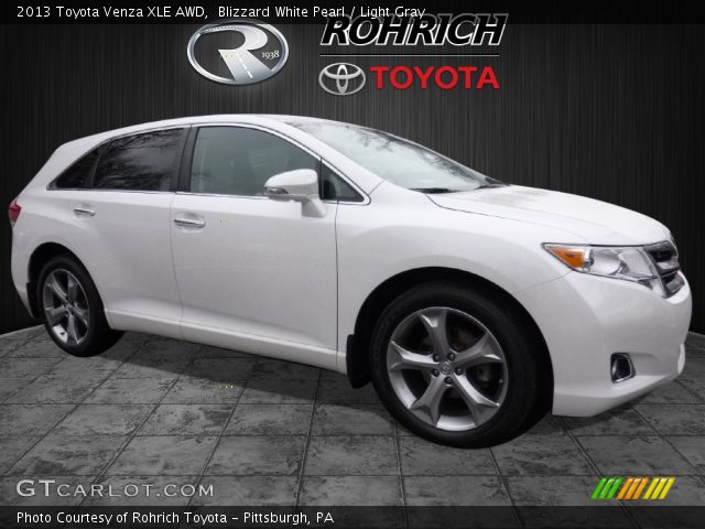 2013 Toyota Venza XLE AWD in Blizzard White Pearl