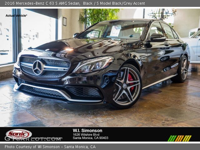 2016 Mercedes-Benz C 63 S AMG Sedan in Black