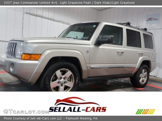 2007 Jeep Commander Limited 4x4 in Light Graystone Pearl