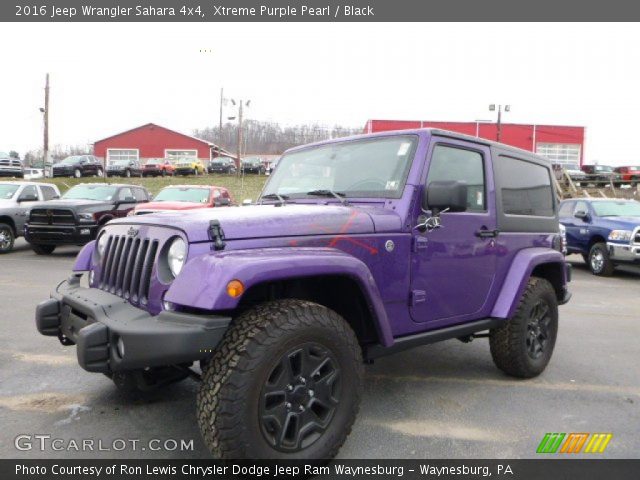 2016 Jeep Wrangler Sahara 4x4 in Xtreme Purple Pearl