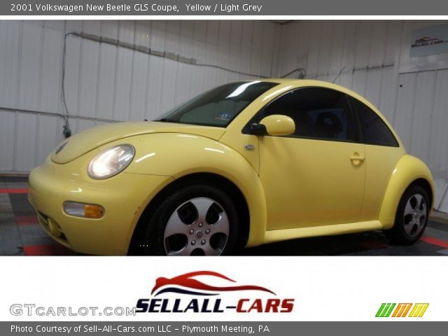 2001 Volkswagen New Beetle GLS Coupe in Yellow