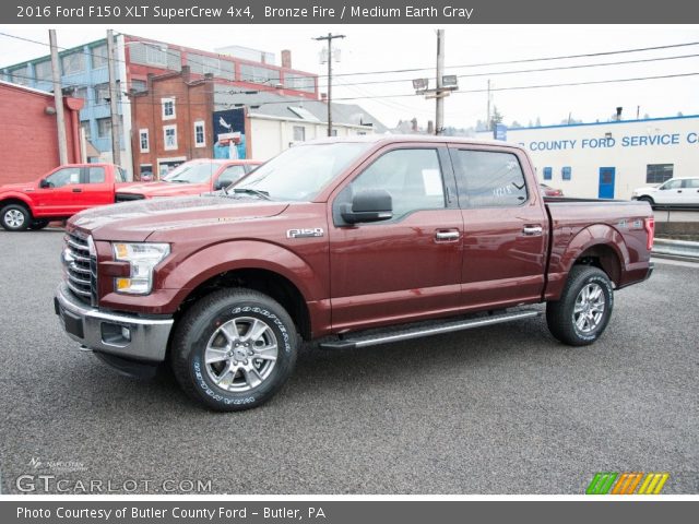 2016 Ford F150 XLT SuperCrew 4x4 in Bronze Fire