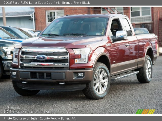 2016 Ford F150 Lariat SuperCab 4x4 in Bronze Fire