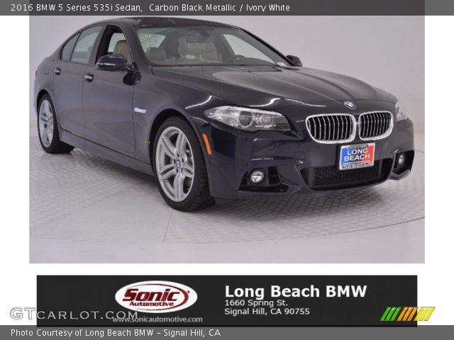 2016 BMW 5 Series 535i Sedan in Carbon Black Metallic