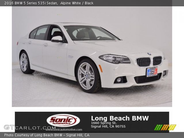 2016 BMW 5 Series 535i Sedan in Alpine White