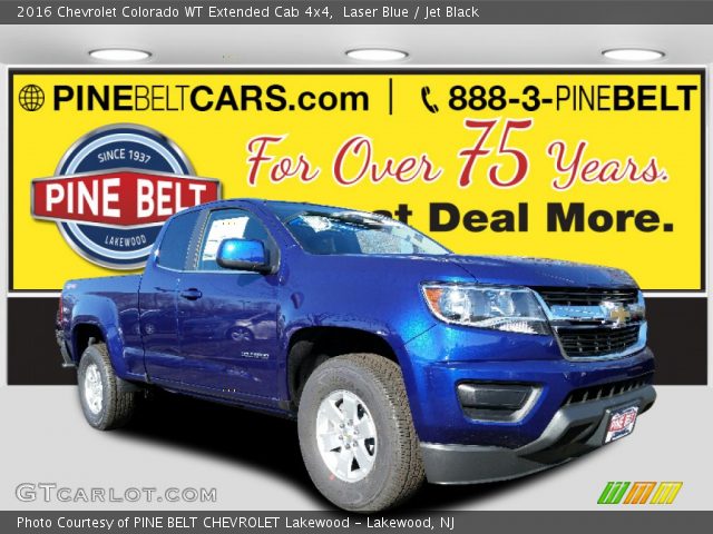 2016 Chevrolet Colorado WT Extended Cab 4x4 in Laser Blue