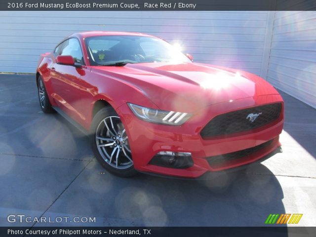 2016 Ford Mustang EcoBoost Premium Coupe in Race Red
