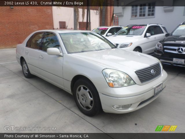 2002 Lexus LS 430 in Crystal White