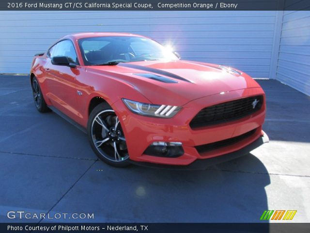 2016 Ford Mustang GT/CS California Special Coupe in Competition Orange