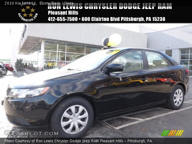 2010 Kia Forte LX in Ebony Black