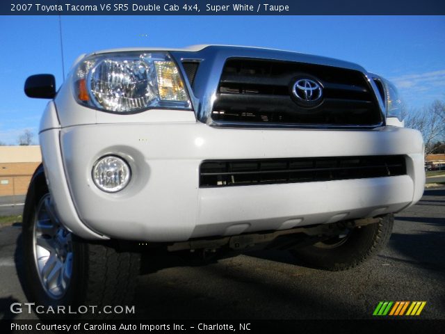 2007 Toyota Tacoma V6 SR5 Double Cab 4x4 in Super White