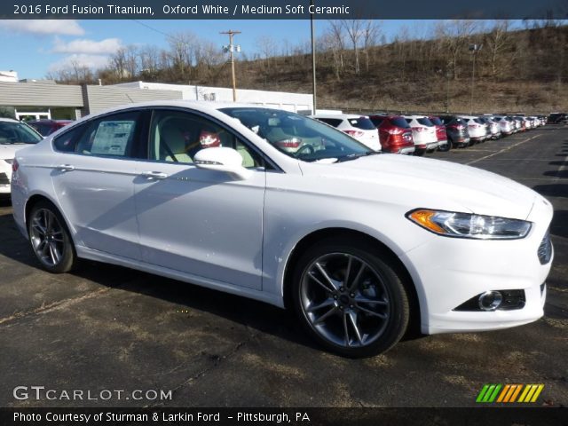 2016 Ford Fusion Titanium in Oxford White