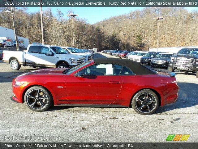 2016 Ford Mustang GT/CS California Special Convertible in Ruby Red Metallic