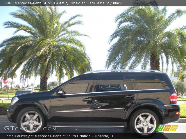 2008 Mercedes-Benz GL 550 4Matic in Obsidian Black Metallic