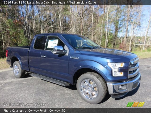 2016 Ford F150 Lariat SuperCab in Blue Jeans