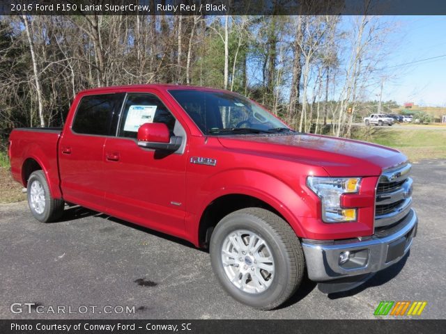 2016 Ford F150 Lariat SuperCrew in Ruby Red