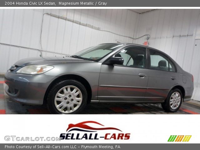 2004 Honda Civic LX Sedan in Magnesium Metallic
