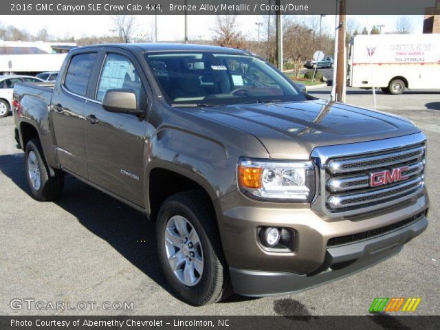 2016 GMC Canyon SLE Crew Cab 4x4 in Bronze Alloy Metallic