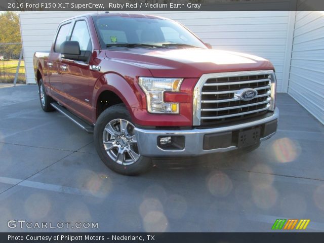 2016 Ford F150 XLT SuperCrew in Ruby Red