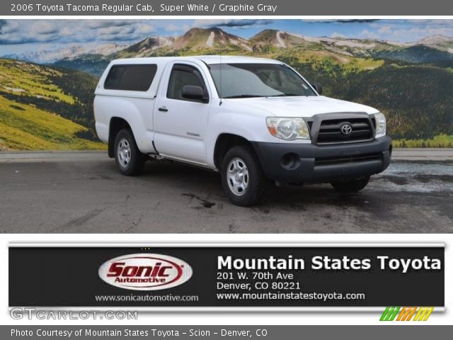 2006 Toyota Tacoma Regular Cab in Super White