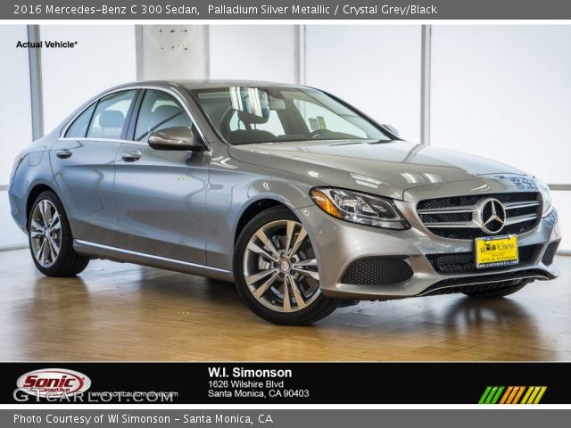 2016 Mercedes-Benz C 300 Sedan in Palladium Silver Metallic