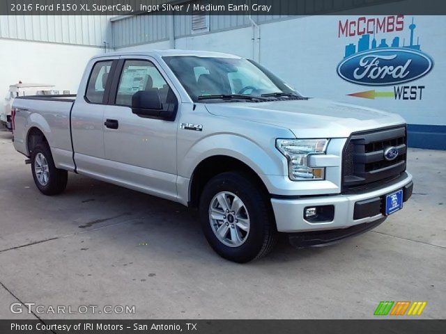 2016 Ford F150 XL SuperCab in Ingot Silver