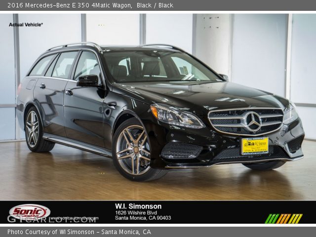 2016 Mercedes-Benz E 350 4Matic Wagon in Black